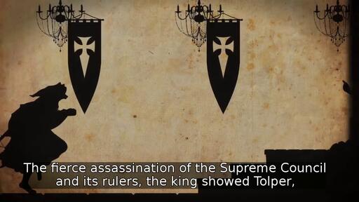The fierce assassination of the Supreme Council and its rulers, the king showed Tolper,