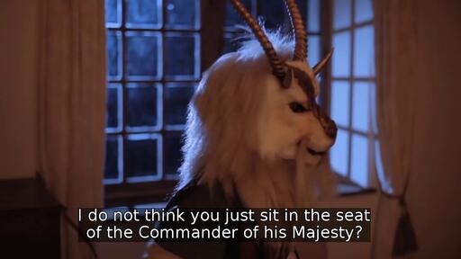 I do not think you just sit in the seat of the Commander of his Majesty?