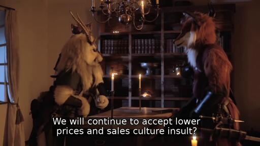 We will continue to accept lower prices and sales culture insult?
