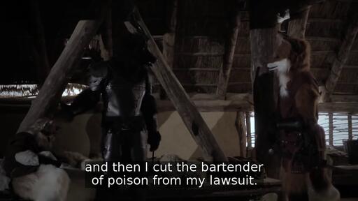 and then I cut the bartender of poison from my lawsuit.